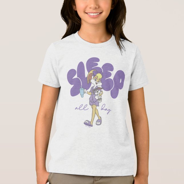 T-shirt En Tri-matière Lola Bunny Sleep All Day (Recto)