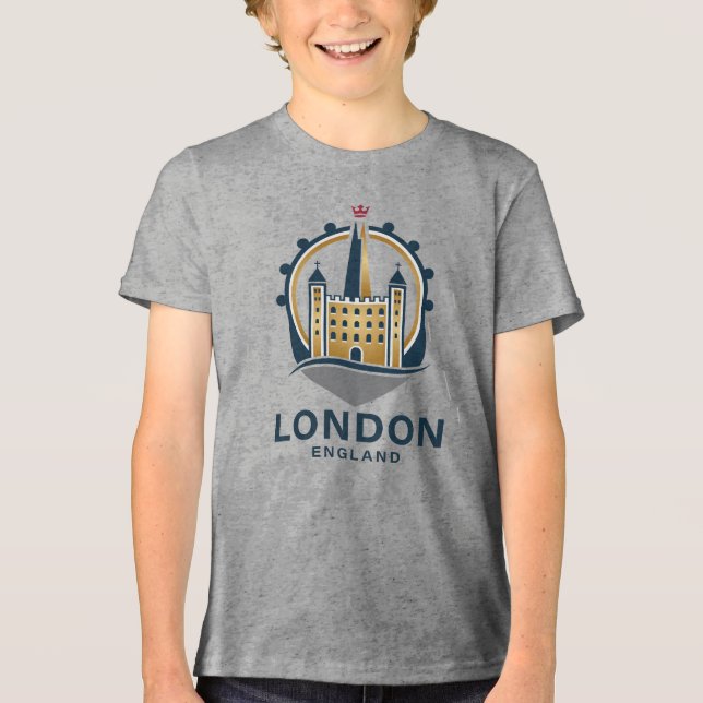 T-shirt En Tri-matière London England Great Britain (Recto)