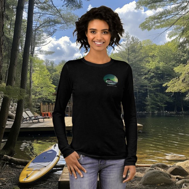 T-shirt En Tri-matière Loon Family Butterfield Lake (Créateur téléchargé)