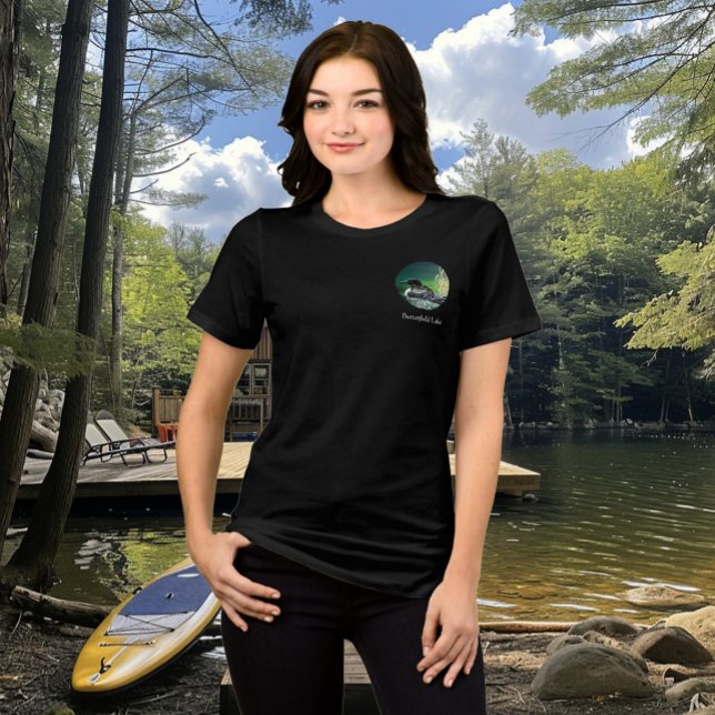 T-shirt En Tri-matière Loon Family Butterfield Lake (Créateur téléchargé)