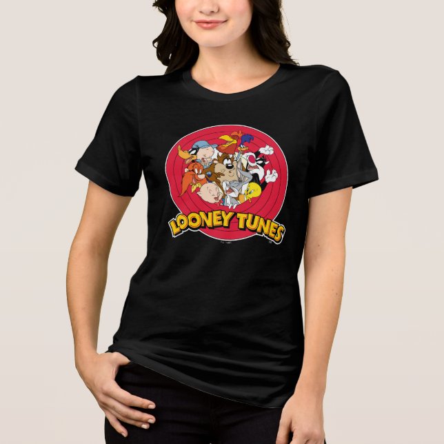 T-shirt En Tri-matière LOONEY TUNES™ Logo de marque (Recto)