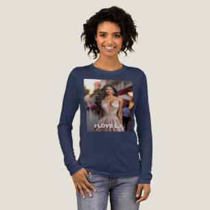 T-SHIRT EN TRI-MATIÈRE LOS ANGELES - J'AIME LA