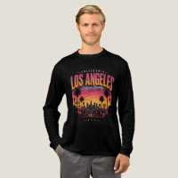 Los Angeles Rétro Ciel de Crépuscule Toile de Fond