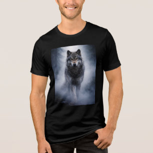 T-shirt En Tri-matière Loup Majestueux – Présence Silencieuse dans le Bro