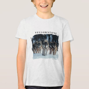 T-shirt En Tri-matière Loups de Yellowstone Enfants