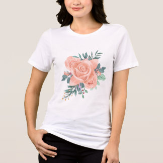 T-shirt En Tri-matière Love Grows – Floral Maternity Pregnancy 