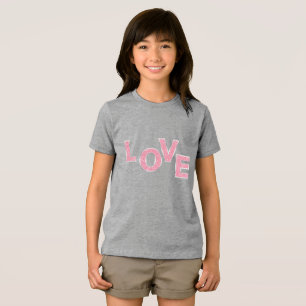 T-shirt En Tri-matière Love Parties scintillant rose