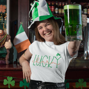 T-shirt En Tri-matière Lucky Shamr St. Patrick's Day Green