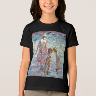 T-shirt En Tri-matière Lumière rassemblée © – Chemise Tri‑Blend d'art fin