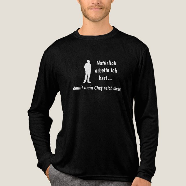 T-shirt En Tri-matière Lustiges Sarkasmus - Arbeit & Ironie (Recto)
