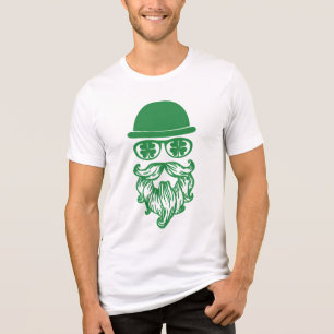 T-shirt En Tri-matière Lutins de la Saint-Patrick à moustache