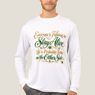 T-shirt En Tri-matière Lutter pour rester en vie