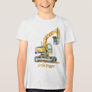 T-shirt En Tri-matière Machine de construction de petits crevettes