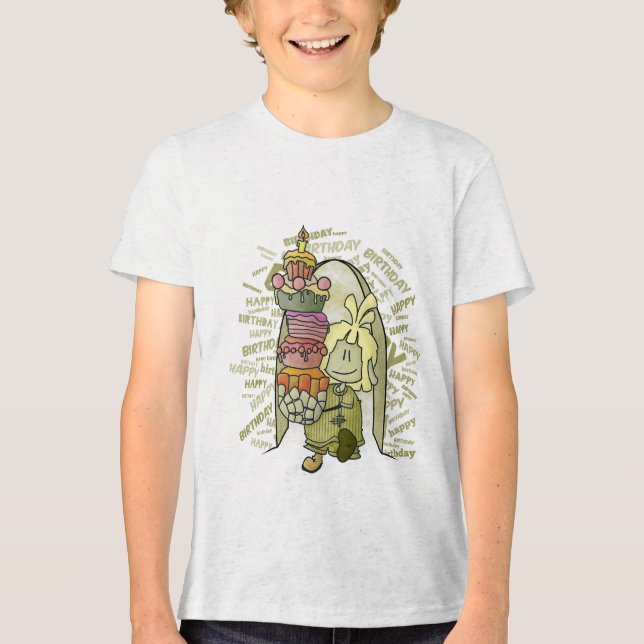 T-shirt En Tri-matière Mael - Happy Birthday  (Recto)