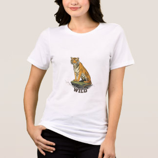 T-shirt En Tri-matière Magnifique Tee-shirt au Tigre du Bengale