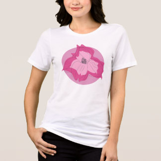 T-shirt En Tri-matière magnolia rose