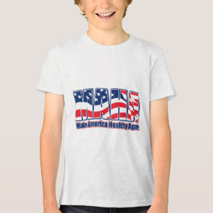 T-shirt En Tri-matière MAHA, Rendre l'Amérique saine