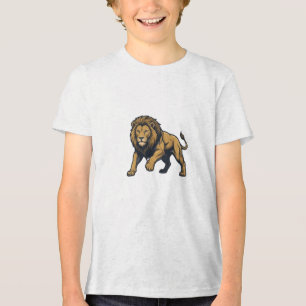 T-shirt En Tri-matière Maillot Graphique Majesté Lion Féroce
