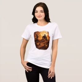 T-shirt En Tri-matière Maison Hantée Halloween Épouvante