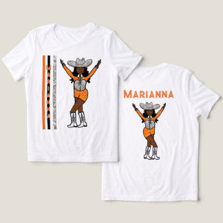T-shirt En Tri-matière Majorque / Danseur Orange Occidental Argent