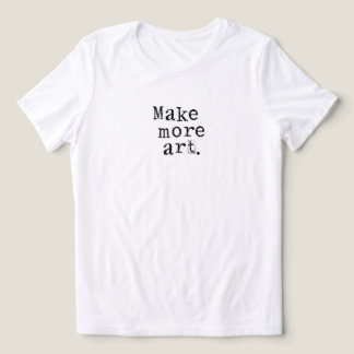 T-shirt En Tri-matière Make More Art
