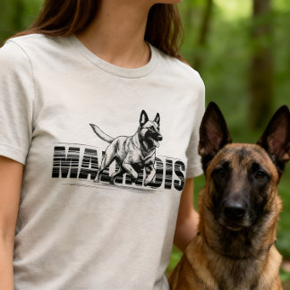 T-shirt En Tri-matière Malinois - Berger belge - Mechelaar