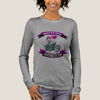 T-shirt En Tri-matière Maman aime les motos