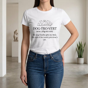 T-shirt En Tri-matière Maman de chien personnalisée Texte drôle Dogtrover
