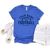Maman de footballeur Équipe personnalisée Navy sur