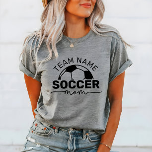 T-shirt En Tri-matière Maman de footballeur Équipe personnalisée Numéro G
