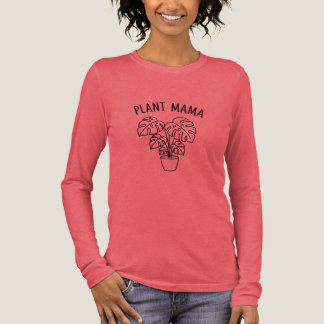 T-shirt En Tri-matière Maman des Plantes | Dessin au trait Monstera | Cad