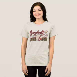 T-shirt En Tri-matière Maman du baseball