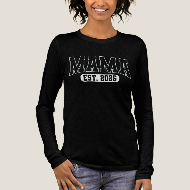 T-shirt En Tri-matière Maman Est 2026 (Recto)