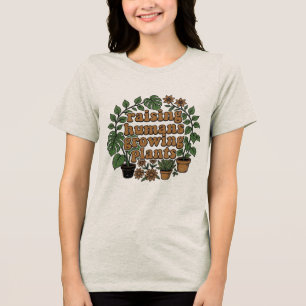 T-shirt En Tri-matière Maman Plante Rétro SVG Esthétique