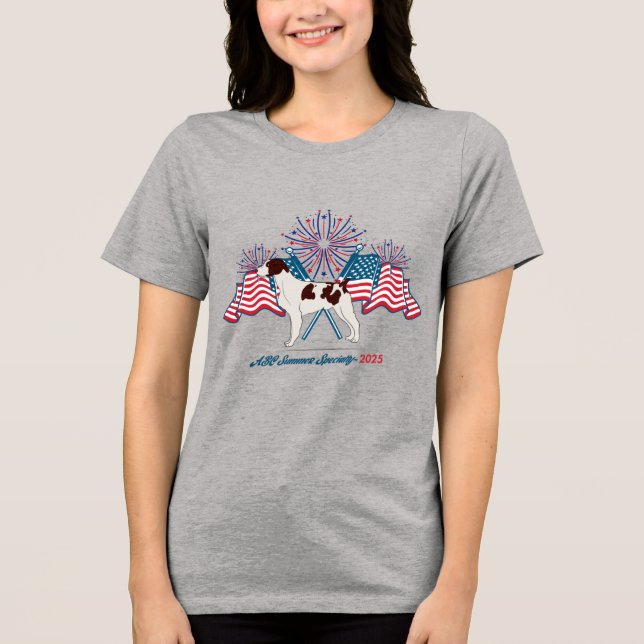 T-shirt En Tri-matière manches courtes T pour femmes (Recto)
