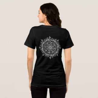 T-shirt En Tri-matière Mandala blanc