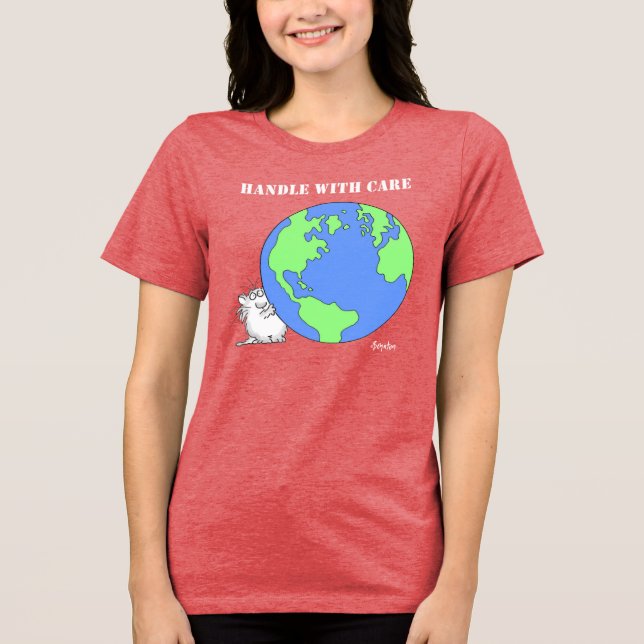 T-shirt En Tri-matière MANIÈRE AVEC SOIN Boynton Cat (Recto)