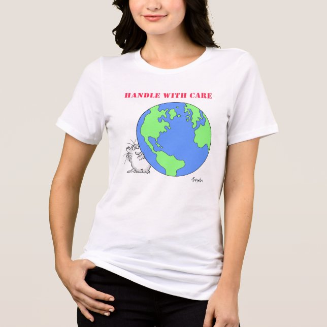 T-shirt En Tri-matière MANIÈRE AVEC SOIN Boynton Cat (Recto)