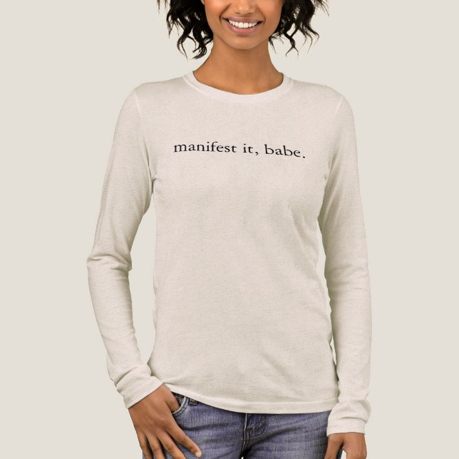 T-shirt En Tri-matière Manifest It Babe Women's Shirt (Recto)