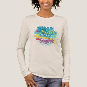 T-shirt En Tri-matière Marcher par la foi et non par la vue - Tri-Blend à