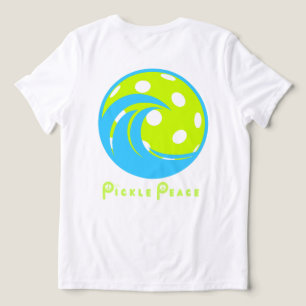 T-shirt En Tri-matière Marchez la vague de pickleball avec paix
