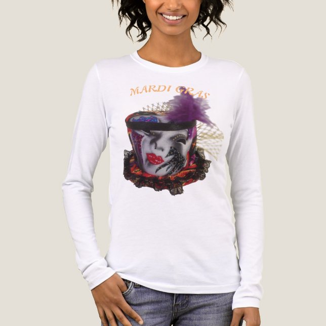T-shirt En Tri-matière Mardi Gras Mask Colourful (Recto)
