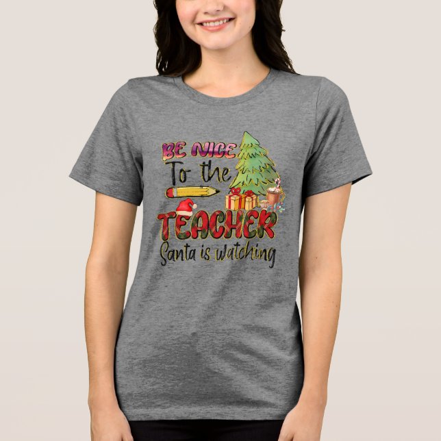 T-shirt En Tri-matière Mare Christmas enseignant (Recto)