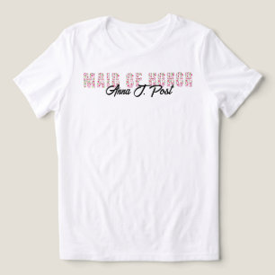 T-shirt En Tri-matière Mariage de Pickleball : Demoiselle d'Honneur Perso