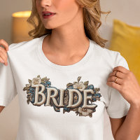 Mariée Broderie Fausse Patch Florale