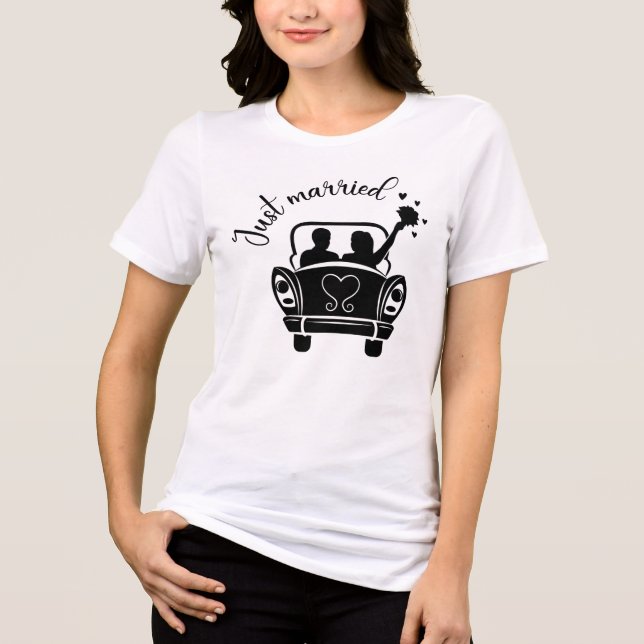 T-shirt En Tri-matière Mariés aujourd'hui (Recto)