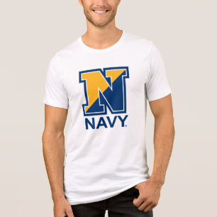 T-shirt En Tri-matière Marine américaine Marine initiale N
