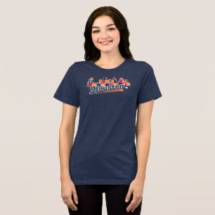 T-shirt En Tri-matière Marine de la ligne aérienne de Houston