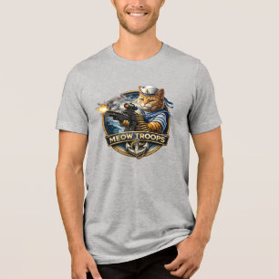 T-shirt En Tri-matière Marines Kitty. 
