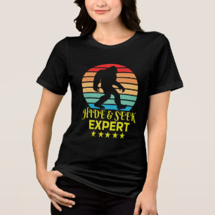 T-shirt En Tri-matière Masquer Et Chercher Expert Bigfoot Drôle